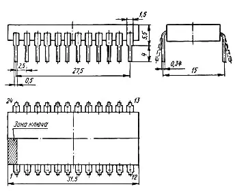 К561ИЕ15 микросхема фото 2